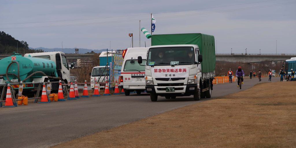 宮崎市総合防災訓練の画像