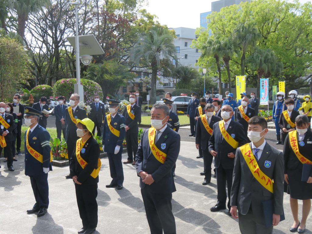 春の全国交通安全運動開始式の画像